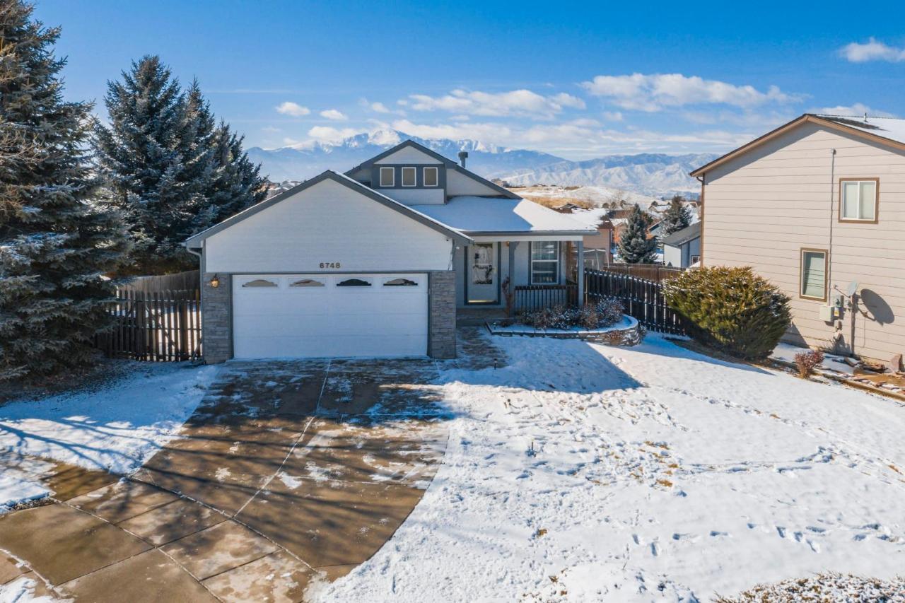 Cozy 4Br House With Peak Views In Colorado Springs Vila Exterior foto