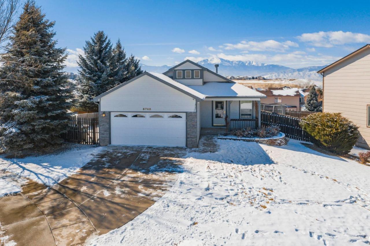 Cozy 4Br House With Peak Views In Colorado Springs Vila Exterior foto