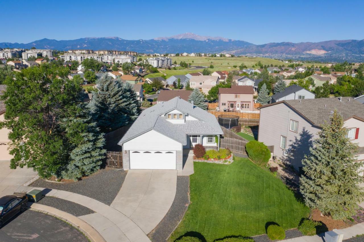 Cozy 4Br House With Peak Views In Colorado Springs Vila Exterior foto