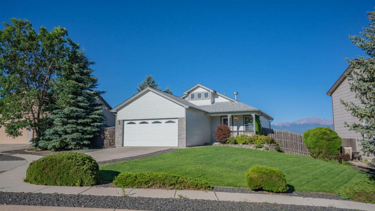 Cozy 4Br House With Peak Views In Colorado Springs Vila Exterior foto